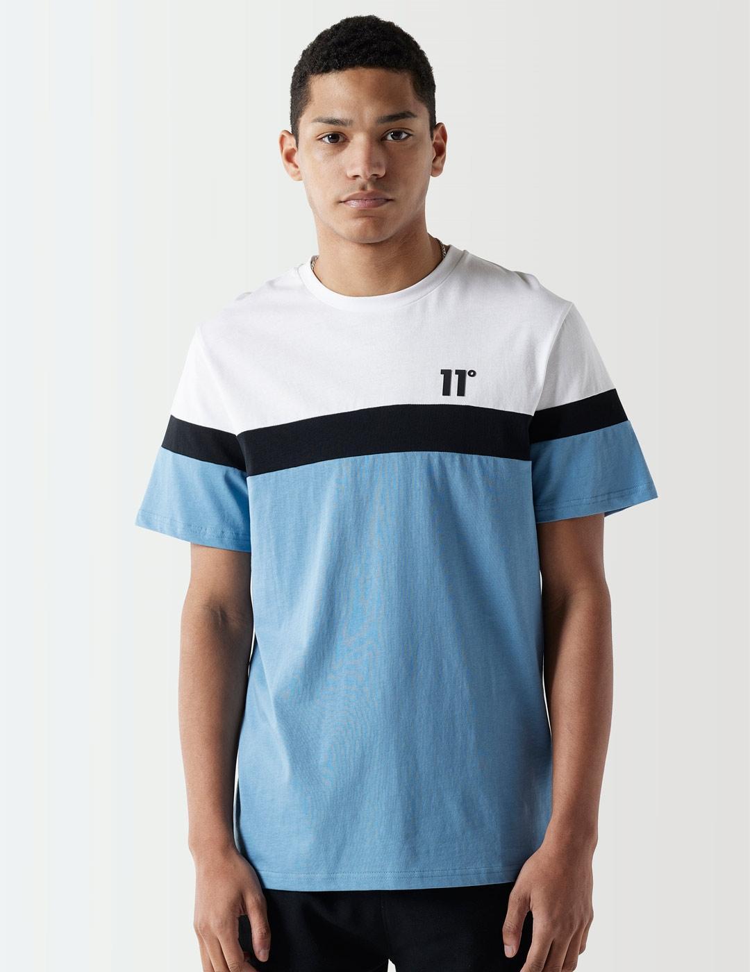 T-shirt 11 degrees triple panel para homem