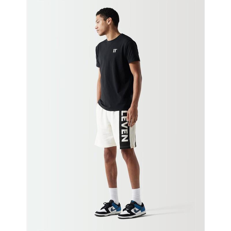 Bermudas para Hombre Eleven degrees Block graphic Blanco