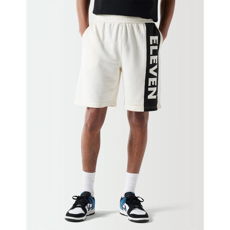 Bermudas para Hombre Eleven degrees Block graphic Blanco