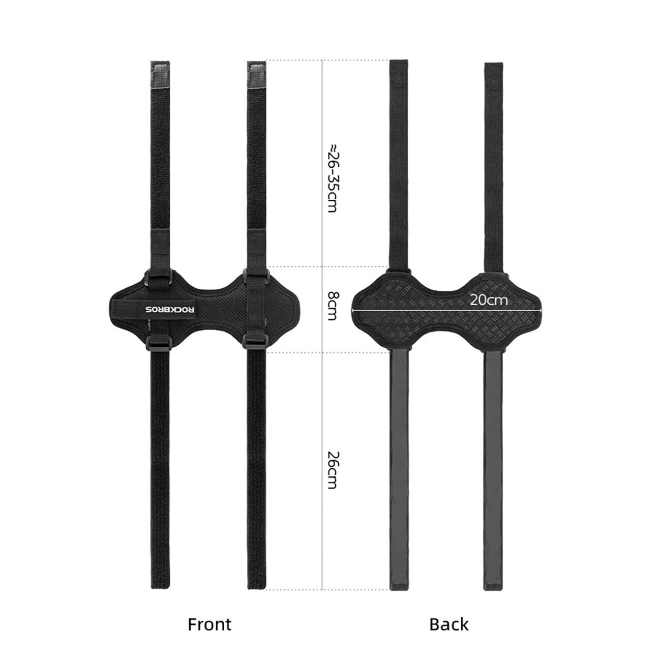Rockbros kerékpáros öv tépőzárral Bluetooth hangszóróhoz vagy kulacshoz 2/7