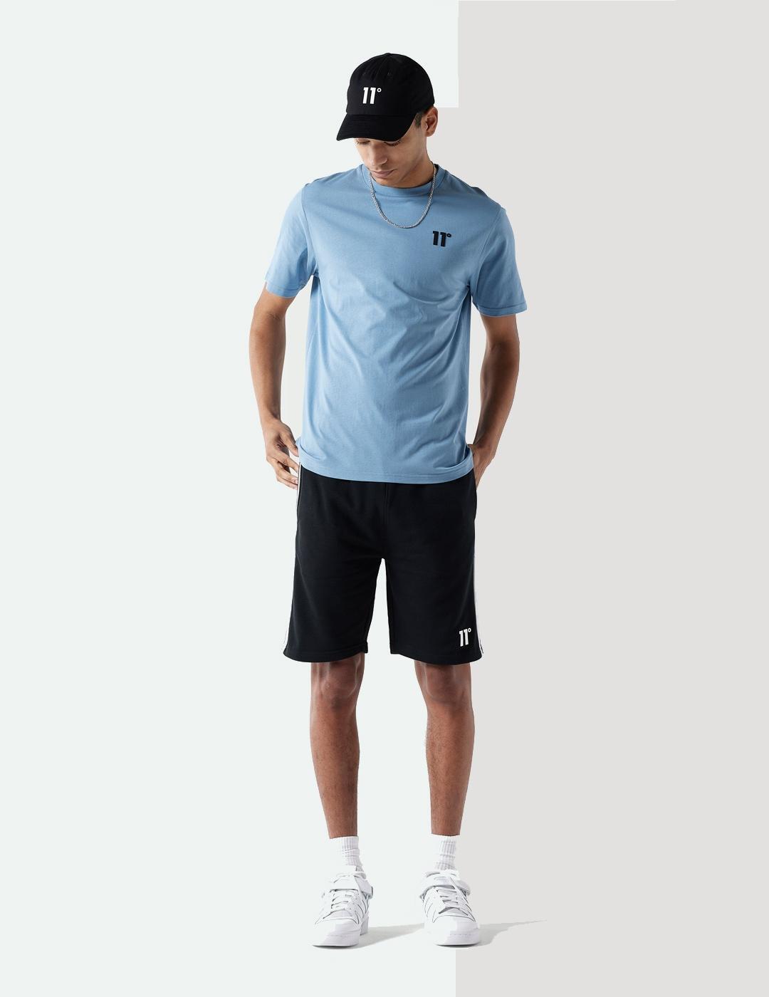 Men's Bermuda shorts Eleven degrees Colour block taped Black 3/5