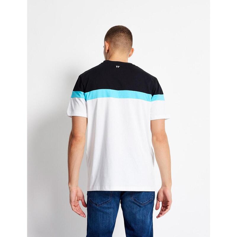 Camiseta 11º TRIPLE PANEL- White / Black / Capr