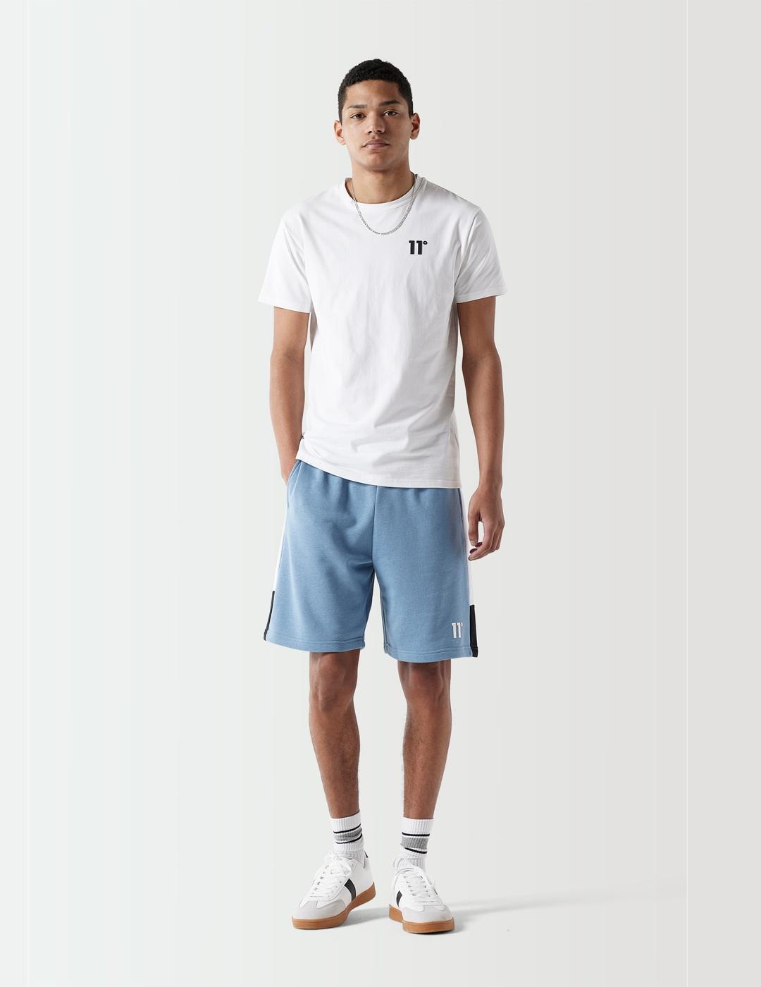 Bermudes pour hommes Eleven degrees Triple panel Bleu 3/6
