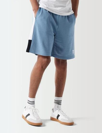 Bermudes pour hommes Eleven degrees Triple panel Bleu