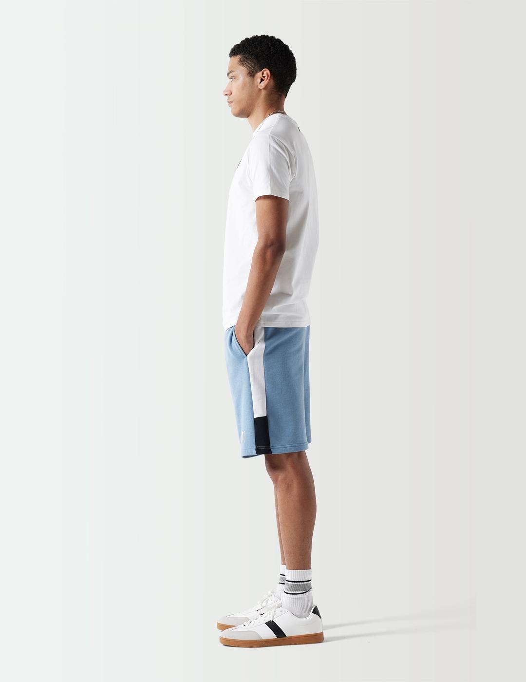 Bermudes pour hommes Eleven degrees Triple panel Bleu 4/6