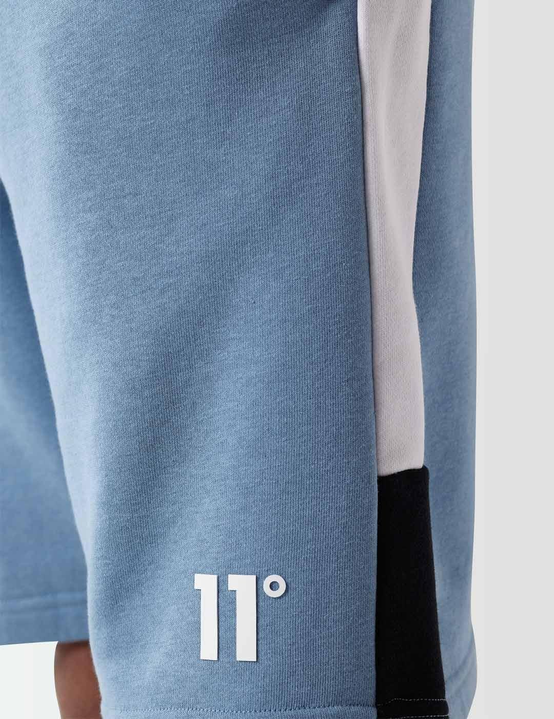 Bermudes pour hommes Eleven degrees Triple panel Bleu 6/6