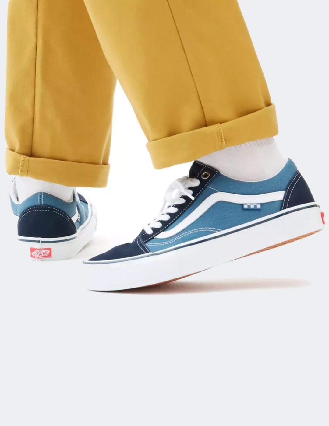 Zapatillas Hombre Vans Skate old skool Marino 3/5
