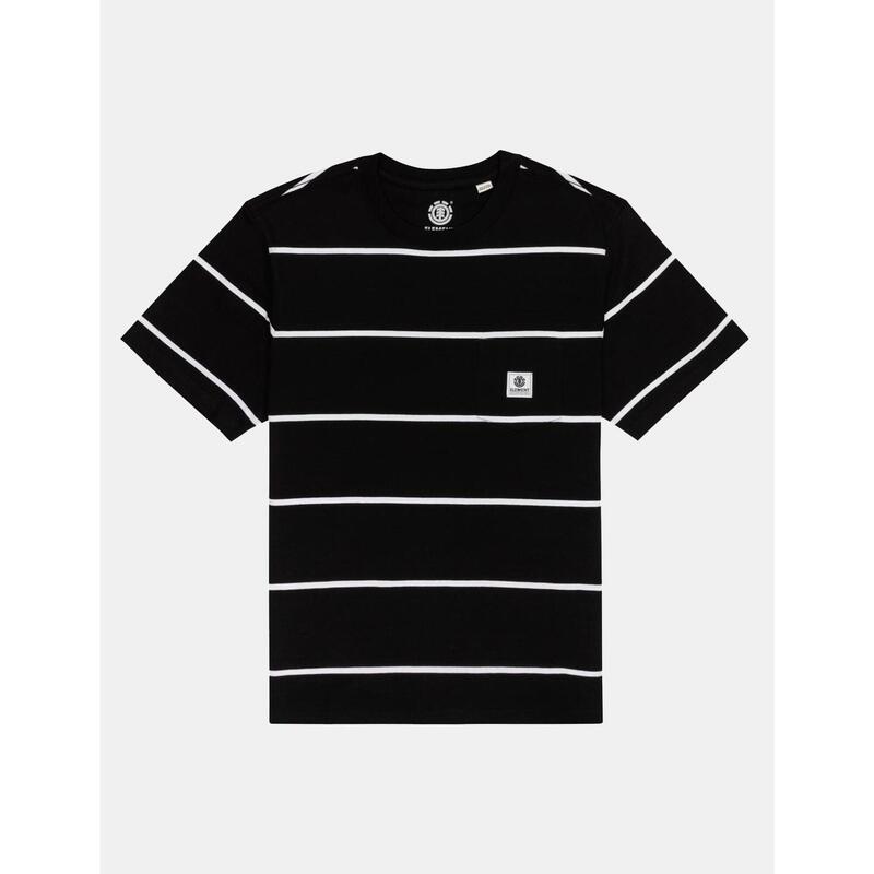 Camisetas para Hombre Element Basic pocket label Negro