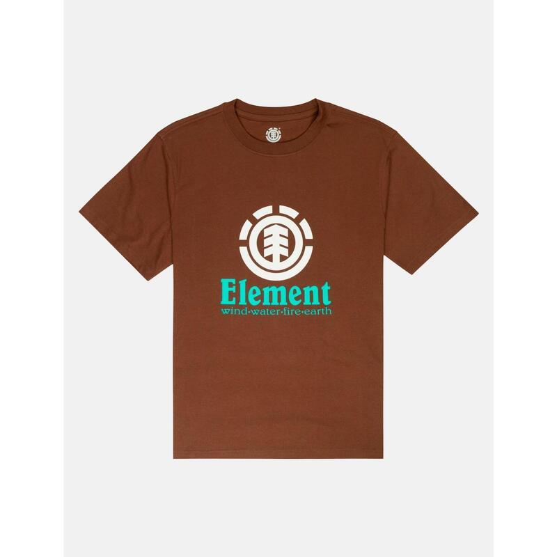 Camisetas para Hombre Element Vertical Marrón