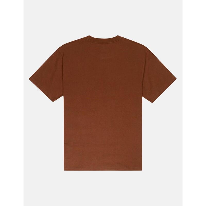 Camiseta Hombre Element Vertical Marrón