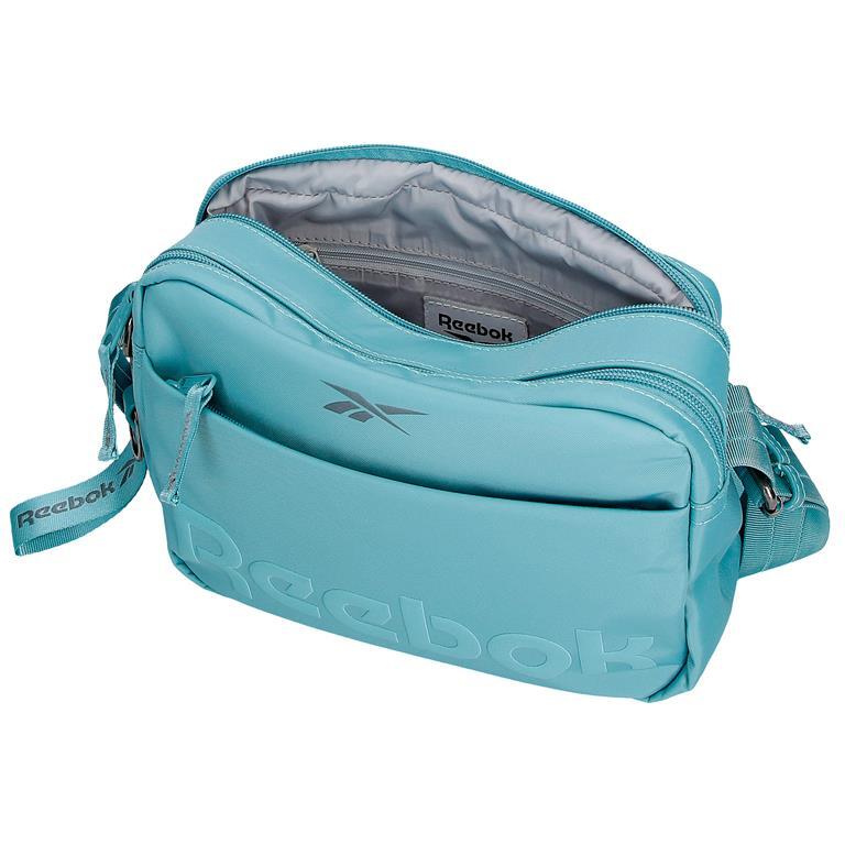 Sac bandoulière deux compartiments Femme Reebok Linden 16cm Bleu clair 4/7