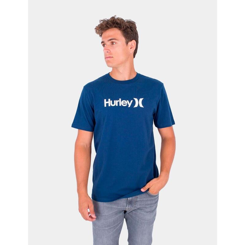 Camisetas para Hombre Hurley Box only Azul