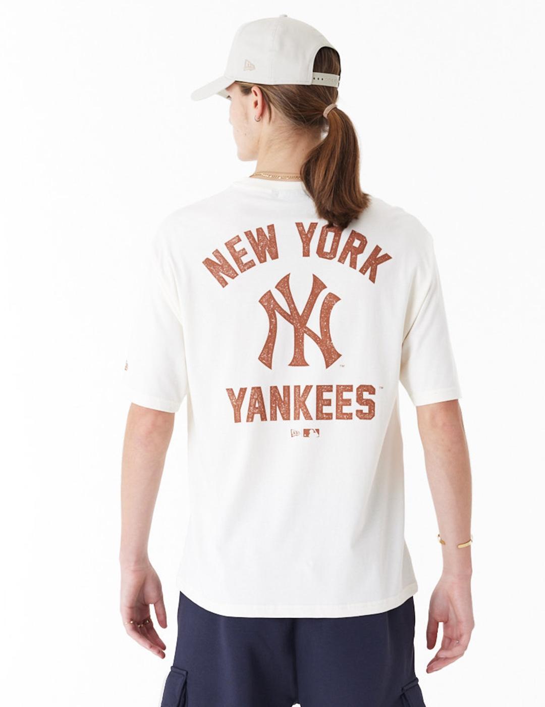 Camisetas para Hombre New era Mlb wordmark os neyyan Blanco 5/6
