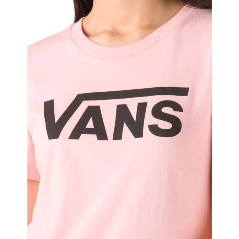 Camisetas para Mujer Vans Wm flying v crew Rosa