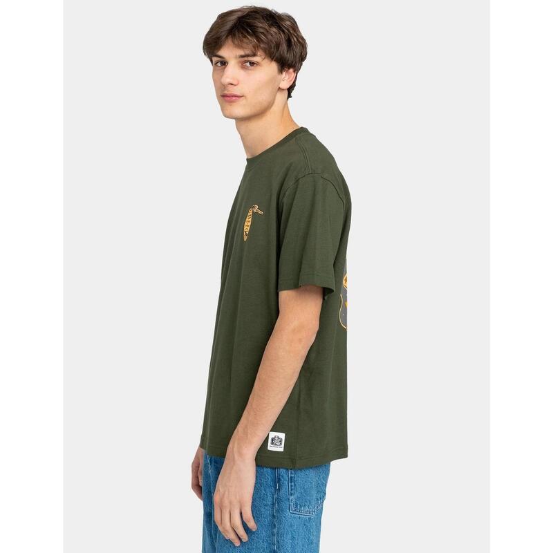 Camiseta Hombre Element Timber motel Verde