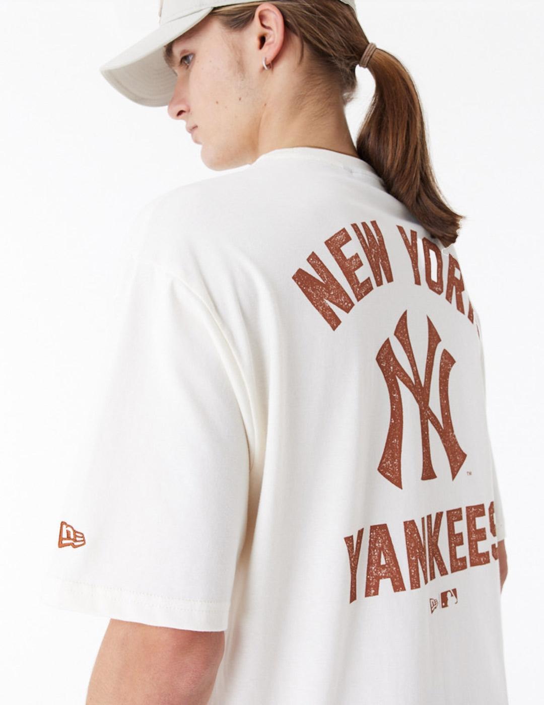 Camisetas para Hombre New era Mlb wordmark os neyyan Blanco 4/6