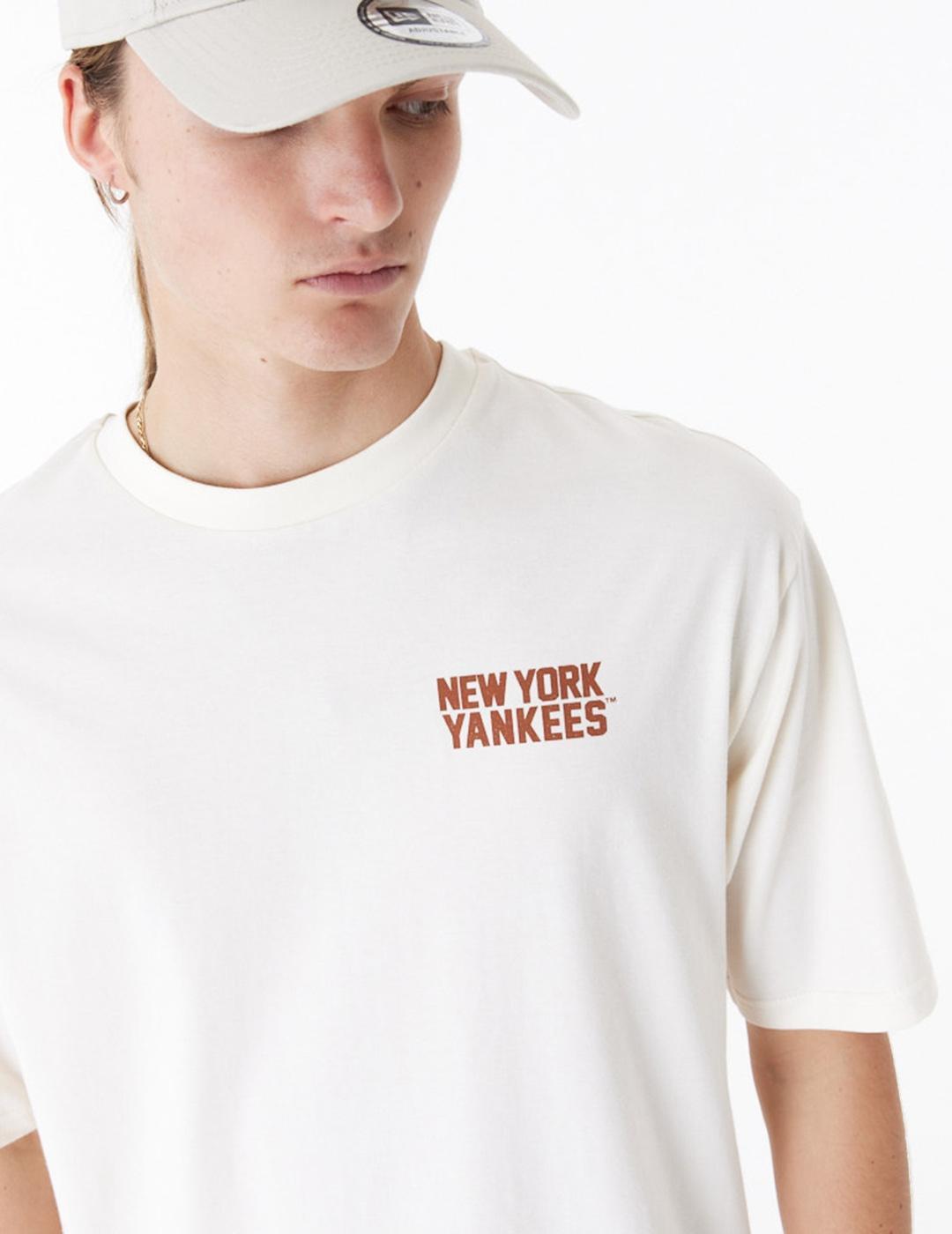 Camisetas para Hombre New era Mlb wordmark os neyyan Blanco 2/6