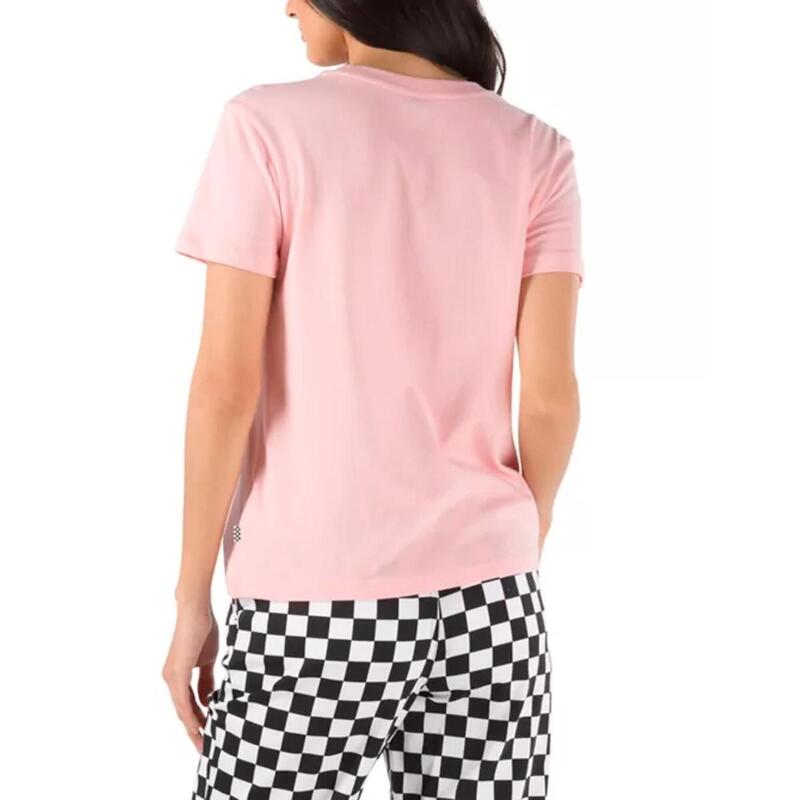 Camisetas para Mujer Vans Wm flying v crew Rosa