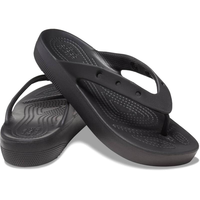 Crocs Adultos Classic Platform Chanclas Sandalias para Mujeres