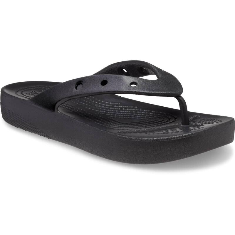 Crocs Adultos Classic Platform Chanclas Sandalias para Mujeres