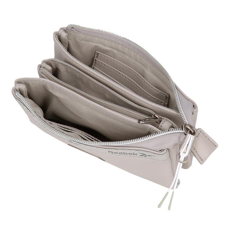 Monedero tres compartimentos Mujer Reebok Tina Gris 4/5