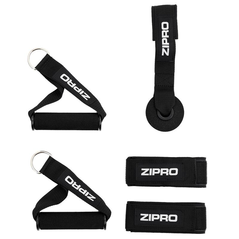 Weerstandsbanden  Resistance Tubes Zipro met accessoires 11 st.