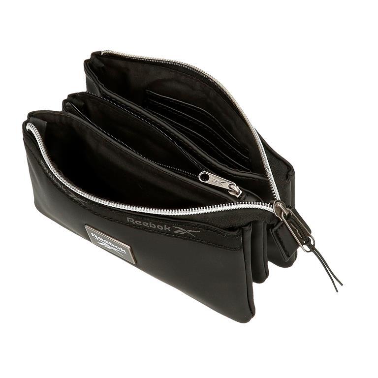 Monedero tres compartimentos Mujer Reebok Tina Negro 4/6