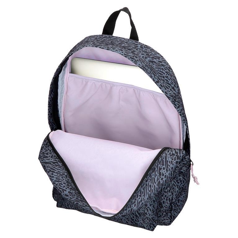 Sac à dos Femme Reebok Leopard 44cm Noir 4/5