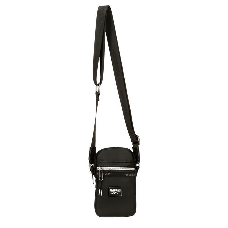 Bandolera portamovil Mujer Reebok Tina 17cm Negro