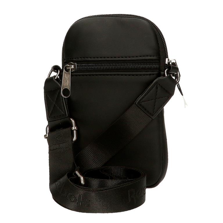 Bandolera portamovil Mujer Reebok Tina 17cm Negro