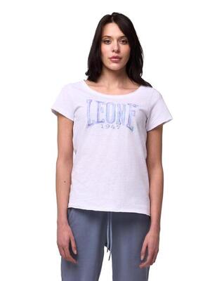 Leone blauw dames t-shirt met korte mouwen