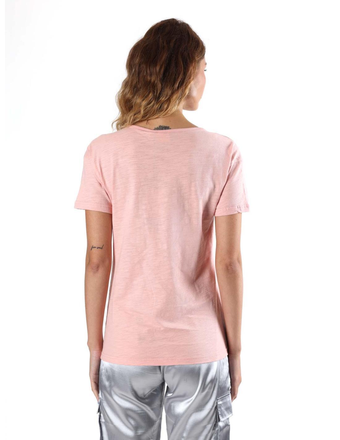 T-shirt femme Leone 1947 Apparel motifs métalliques confort quotidien 4/8