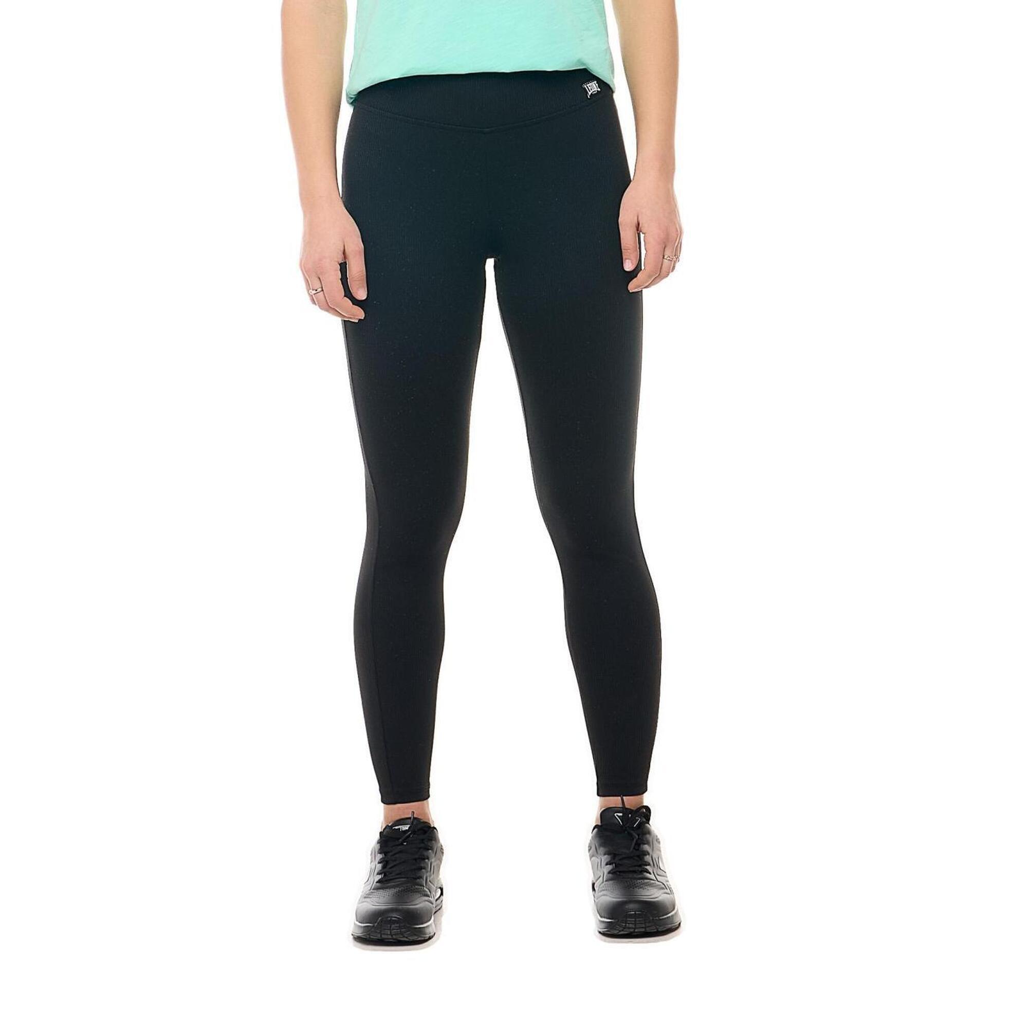 Leone 1947 Apparel - Legging Femme Côtelé Leone Basic - Legging - Noir - 40 M - Decathlon