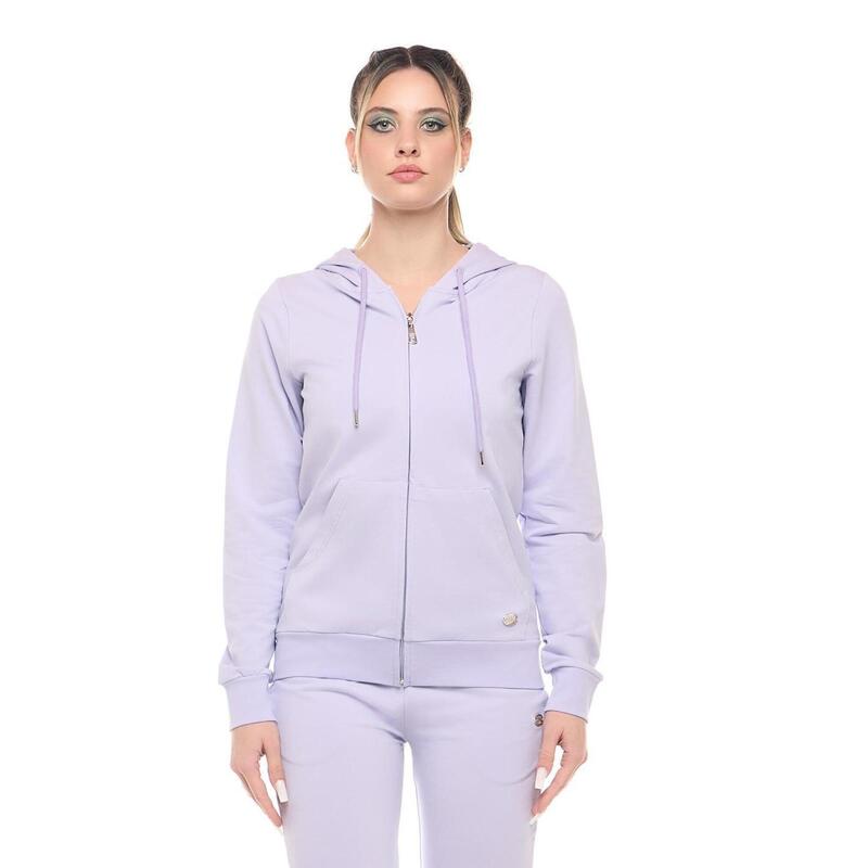 Sweat à capuche zippé sans sweat femme Leone Basic