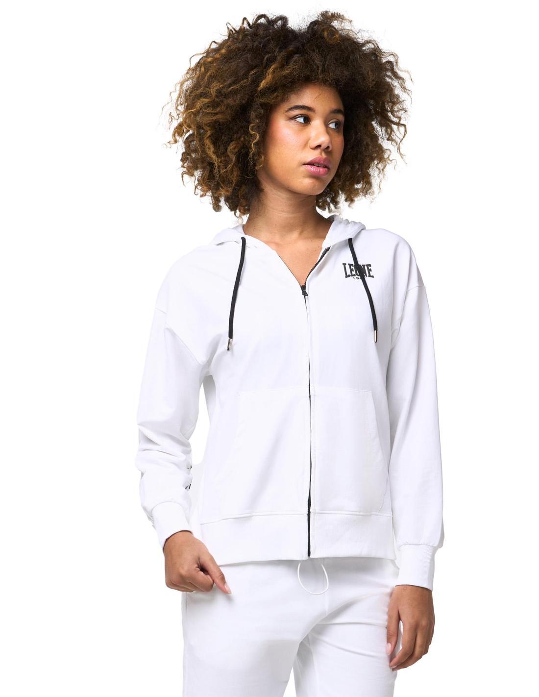 Chándal mujer Leone 1947 Apparel cremallera capucha 3/8
