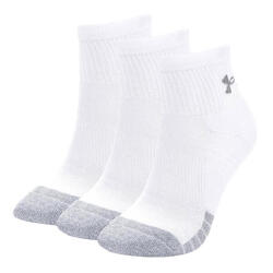 X3 Paires de Chaussettes Blanches Homme Under Armour Heatgear 1353262