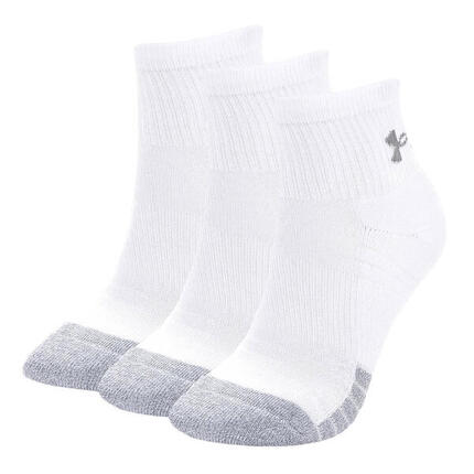 X3 Paires de Chaussettes Blanches Homme Under Armour Heatgear 1353262