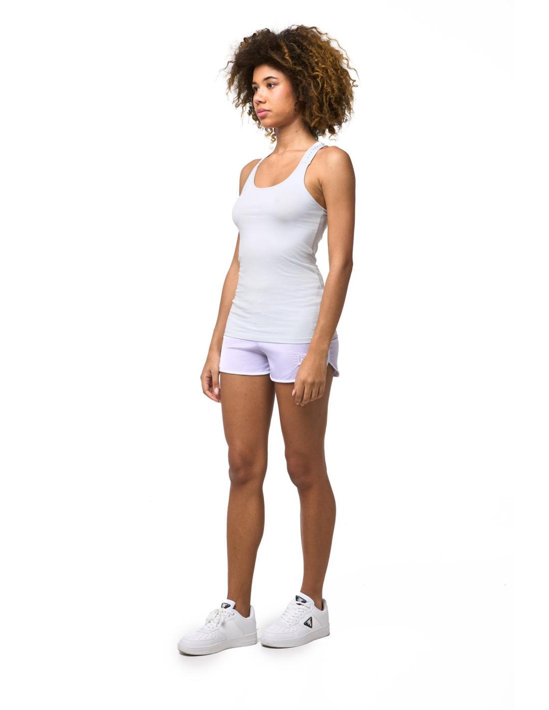 Leone Be Glam dames tanktop met gekruiste veters op de rug 2/8