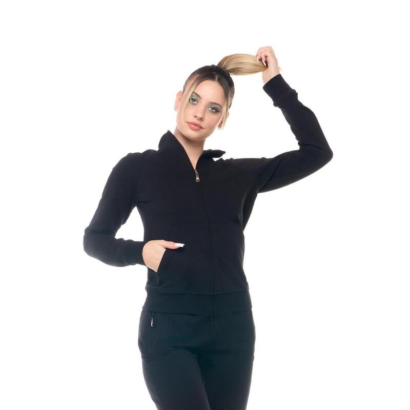 Leone Be Glam non-fleece trainingspak voor dames, met kraag en ritssluiting