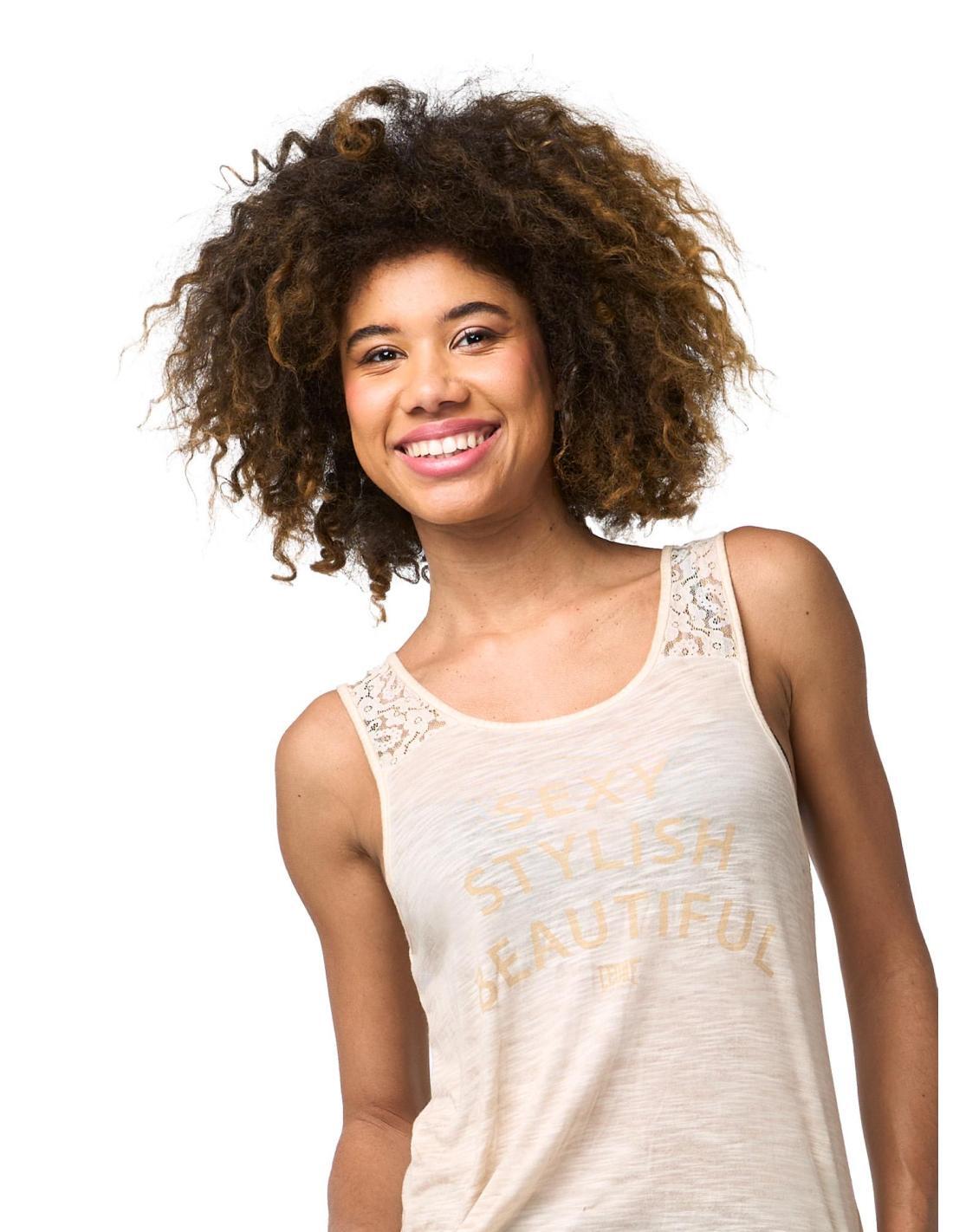 Camiseta de tirantes mujer Leone Lace 5/8