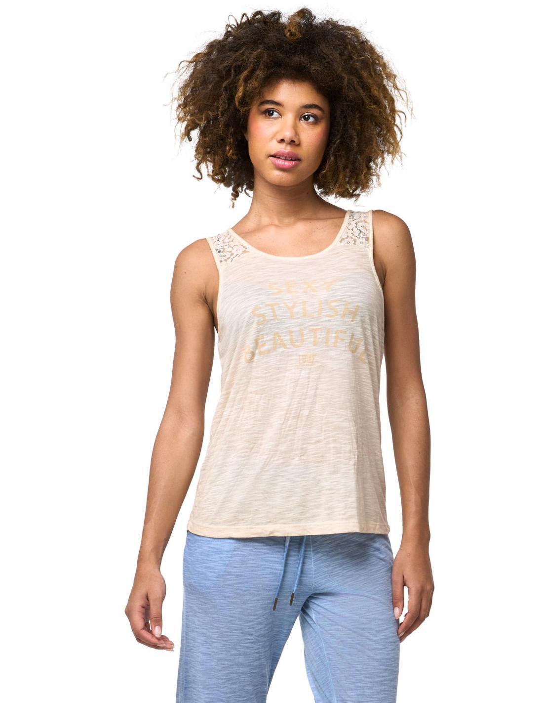 Camiseta de tirantes mujer Leone Lace 3/8