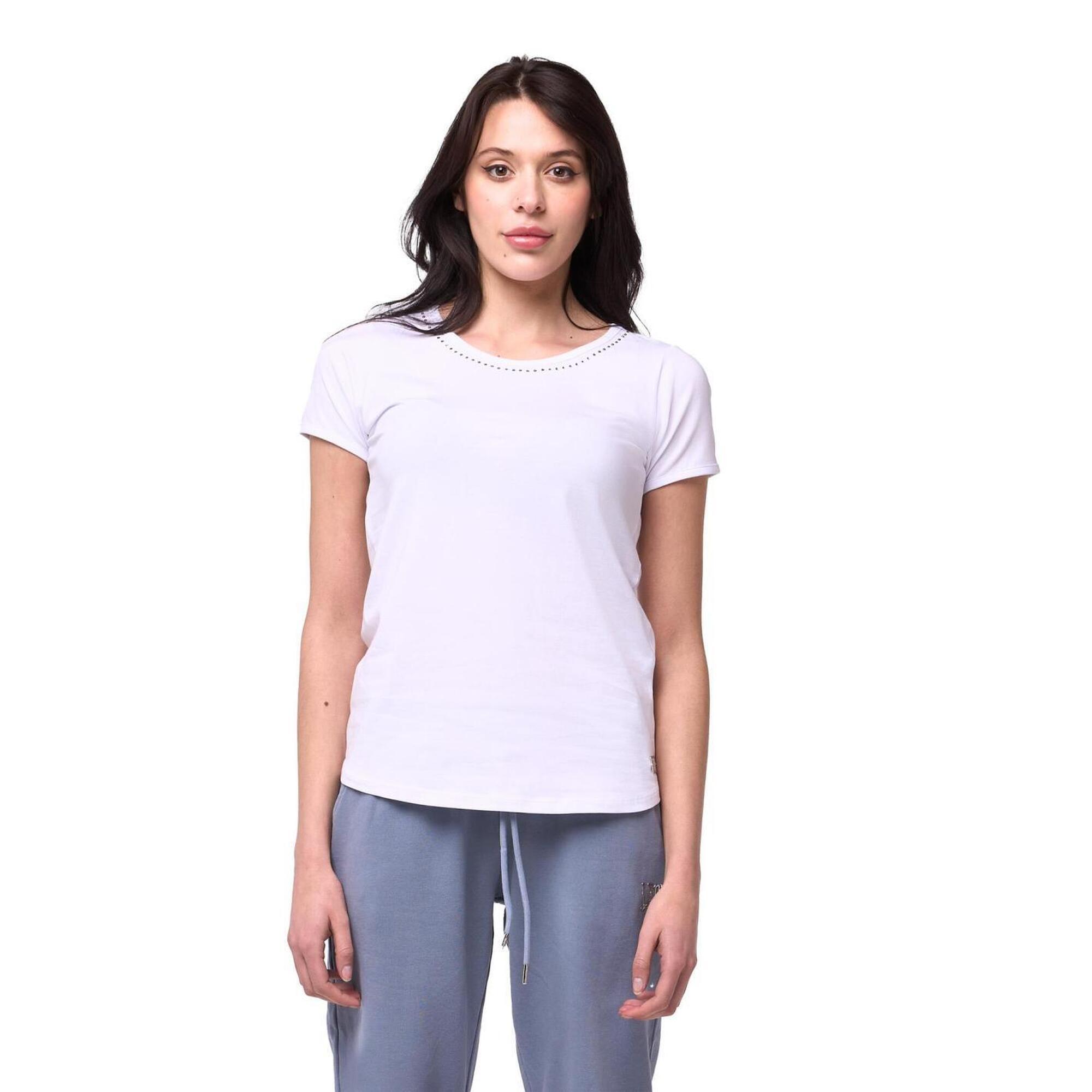 Leone 1947 Apparel - T-shirt Manches Courtes Femme Be Glam - T-shirt Manches Courtes - Blanc - 6 À 8 Ans - Decathlon