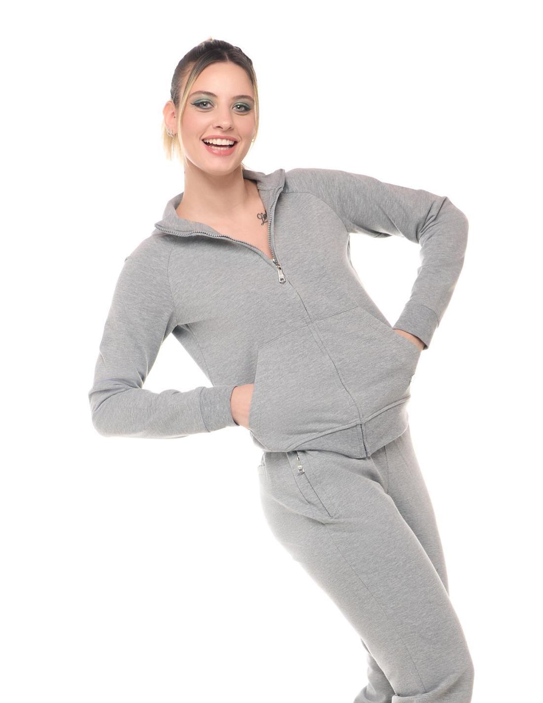 Chándal con cuello y cremallera para mujer Leone Be Glam 2/8