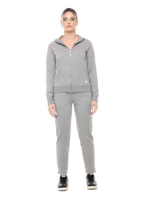 Tuta da donna con colletto e zip non felpata Leone Be Glam