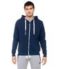 Leone Patch herenhoodie met rits