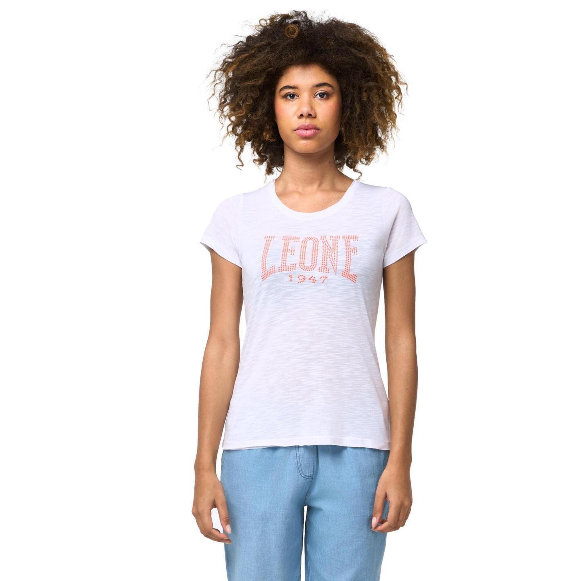 Leone 1947 Apparel - T-shirt Manches Courtes Femme Leone Bright - T-shirt Manches Courtes - Blanc|rouge -  6 À 8 Ans - Decathlon