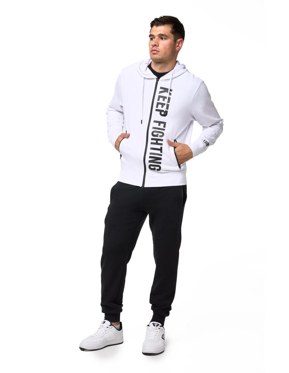 Sweat-shirts à capuche zippés Leone B&W pour hommes 2/5
