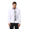 Leone B&W herenhoodie met rits, zonder sweatshirt