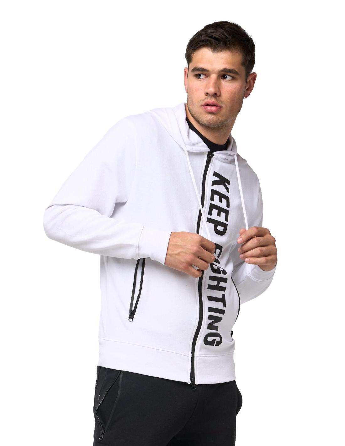Sweat-shirts à capuche zippés Leone B&W pour hommes 3/5