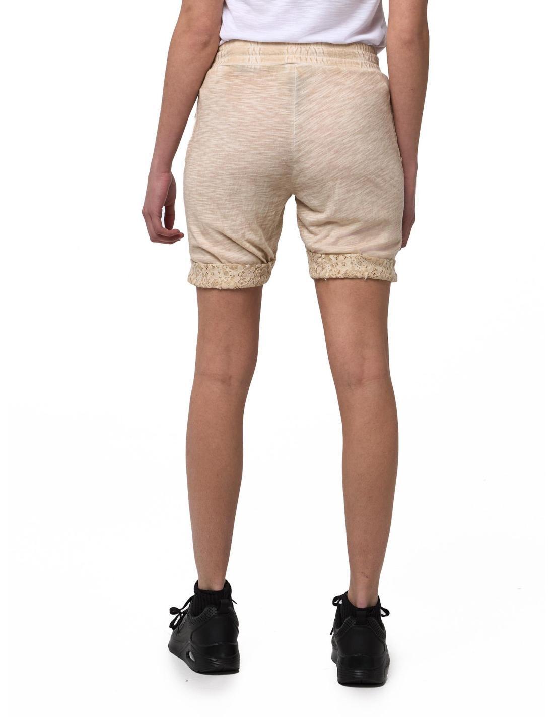 Pantalón corto mujer Leone 1947 Apparel cintura elástica 4/8